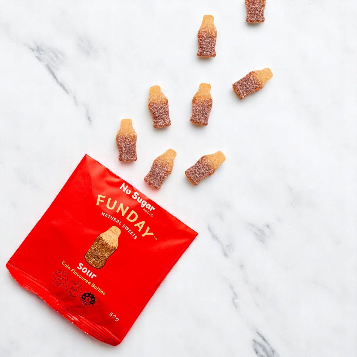 Sour Cola Bottle Gummies