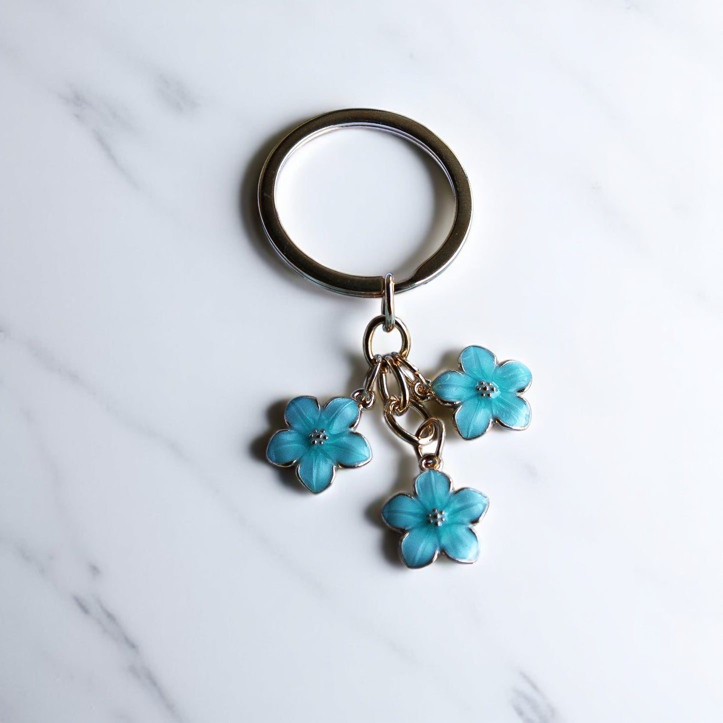 Flower Charm Keychain