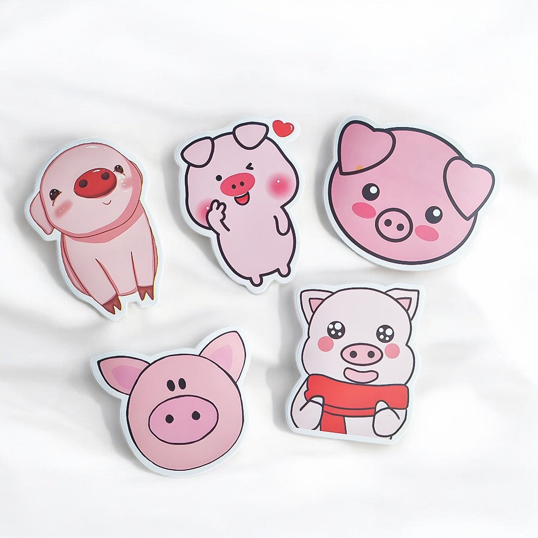 Pig Stickers - 5 Pack (Picked at random)
