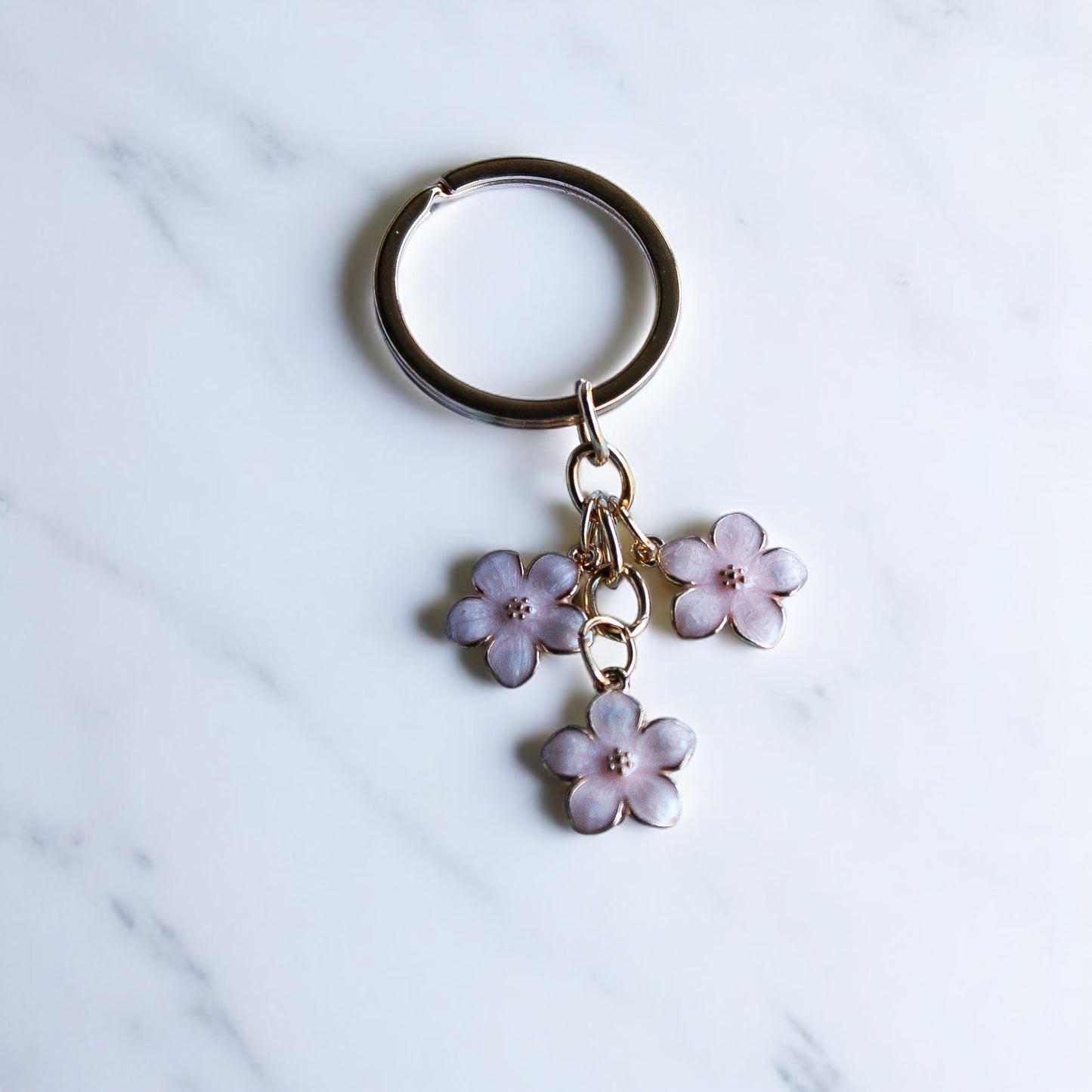 Flower Charm Keychain