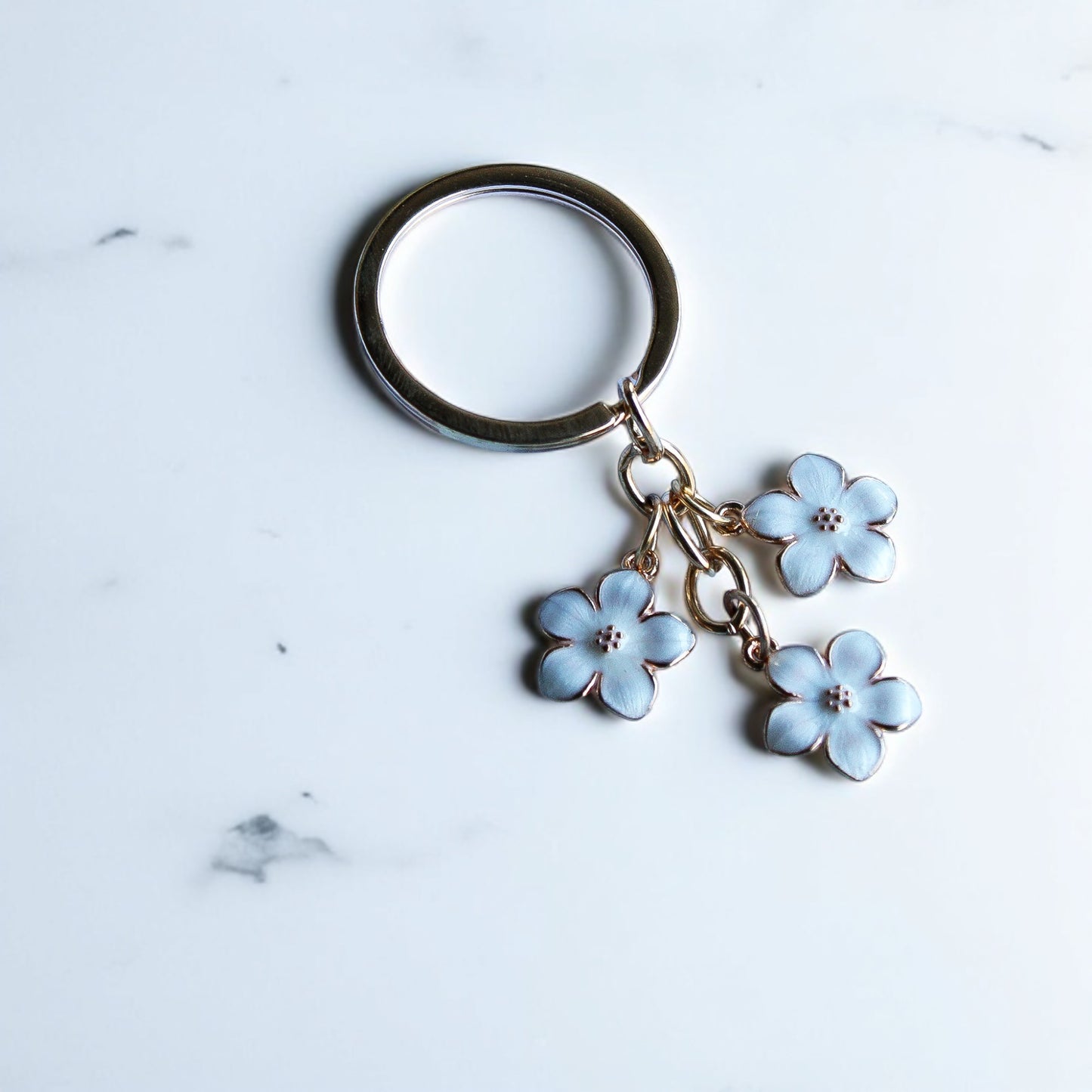 Flower Charm Keychain