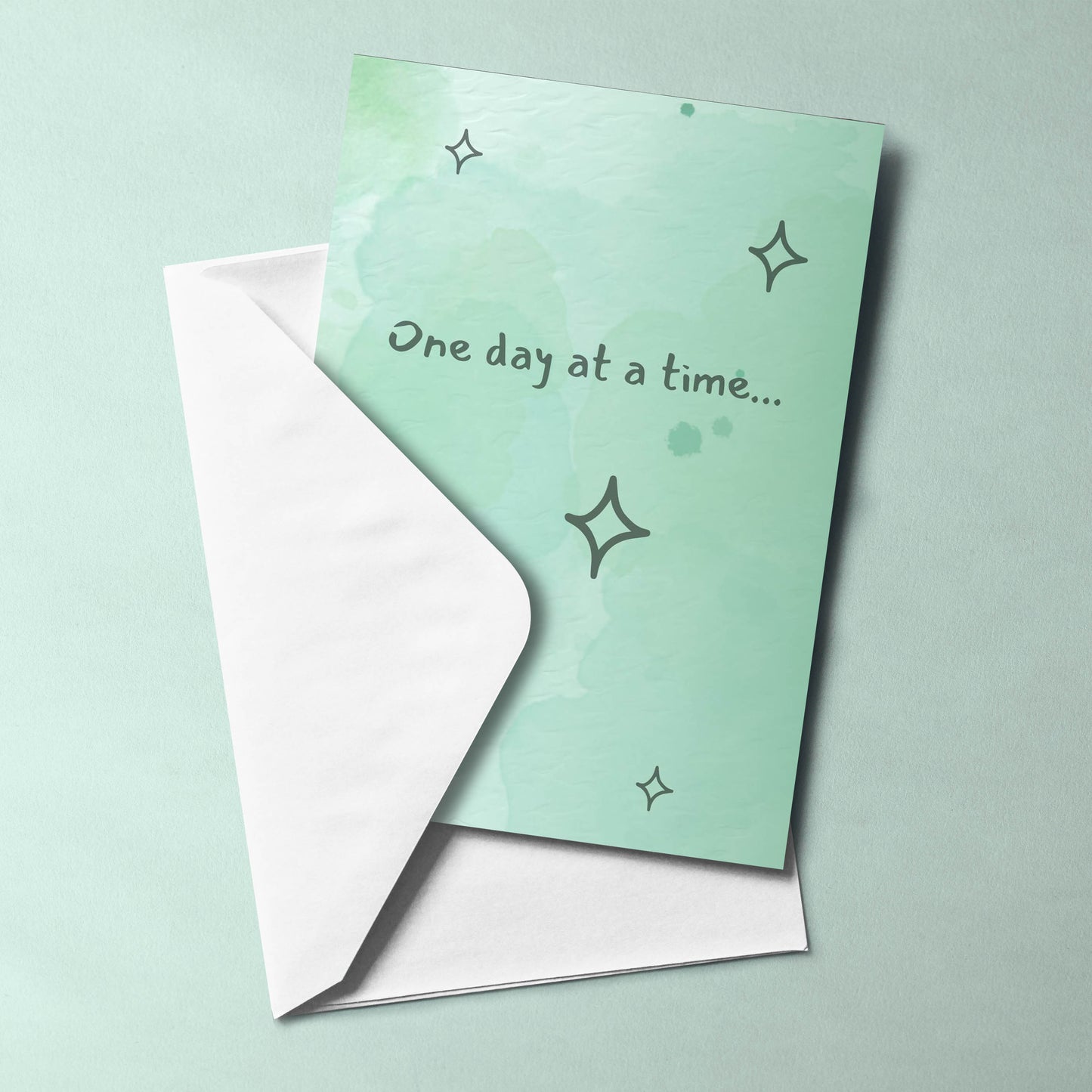 One Day At a Time - Note Card