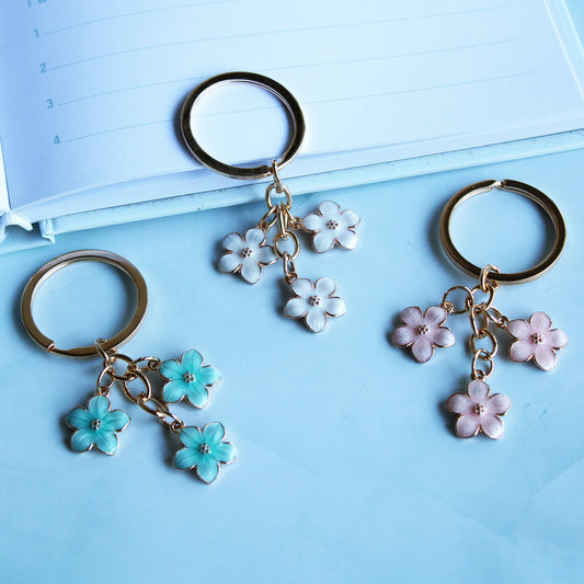 Flower Charm Keychain