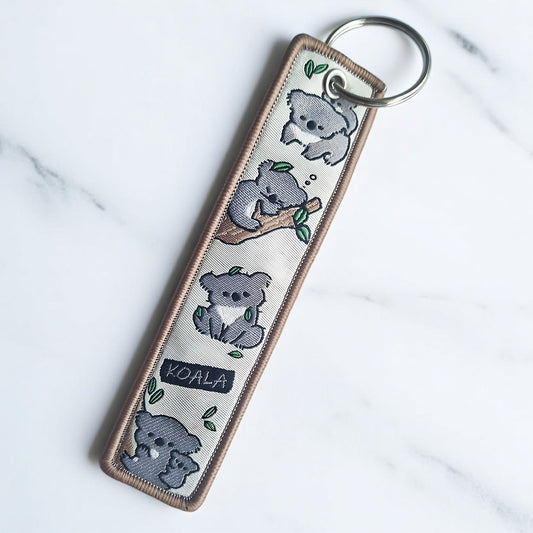 Koala Pattern keychain