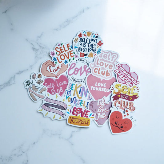 Self-Care Stickers - 5 pack (picked at random)