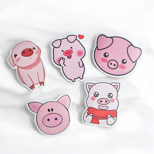 Pig Stickers - 5 Pack (Picked at random)