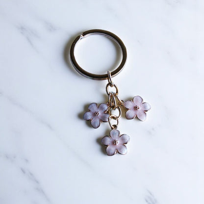 Flower Charm Keychain