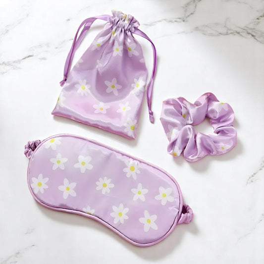 Daisy Print Silk Set 🌼