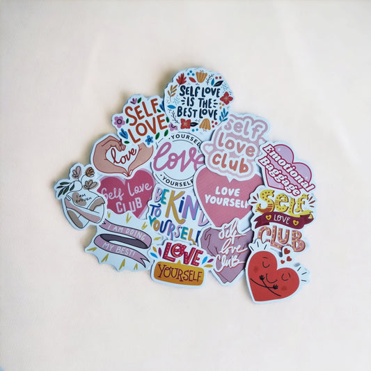 Self-Care Stickers - 5 pack (picked at random)