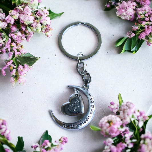 To the Moon & Back Keychain